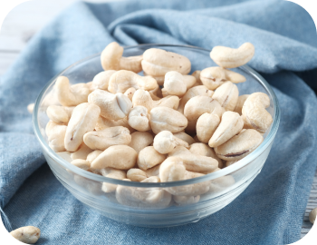 13. GRADE TYPES Bowl_Cashews_Raw_BlueCloth 13. GRADE TYPES Bowl_Cashews_Raw_BlueCloth